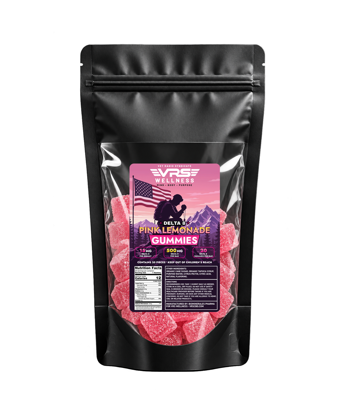 Delta 8 Pink Lemonade Gummies